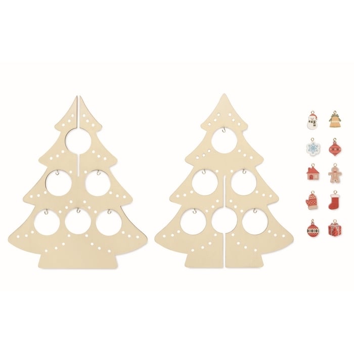 Houten kerstboom decoratie 5269