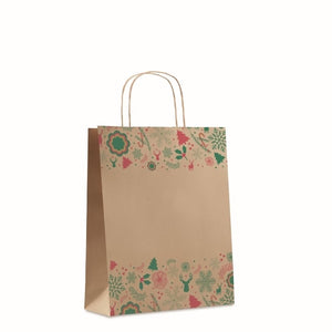 Papieren geschenkzakje medium bedrukken