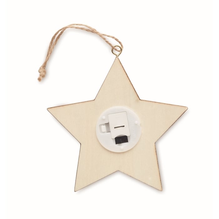 MDF ster met licht 7774