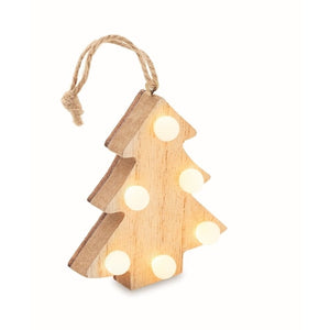 Houten boom met lichtjes 5230