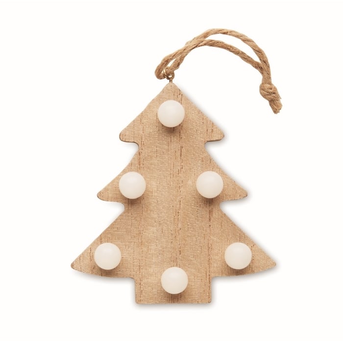 Houten boom met lichtjes 5231