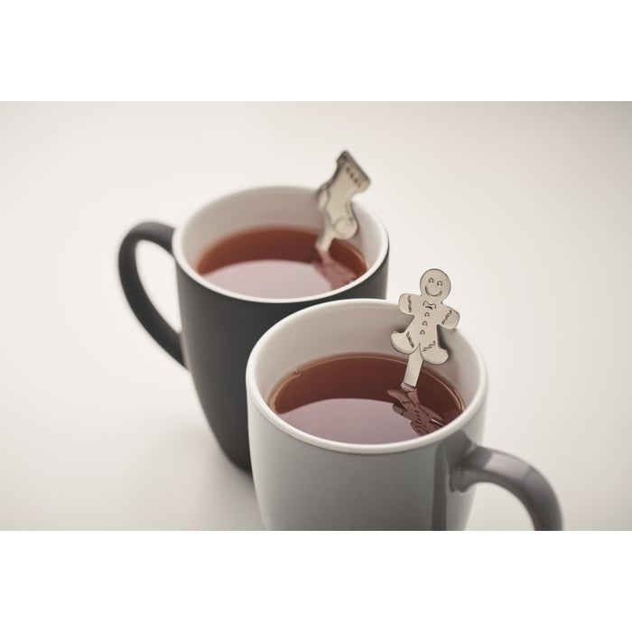 Set van 4 kerst theelepeltjes sample