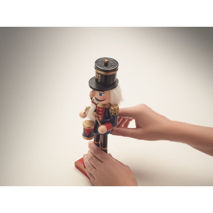 Notenkraker ornament van hout 8303