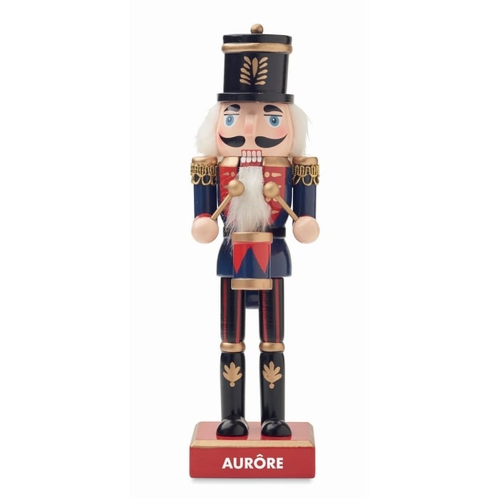 Notenkraker ornament van hout 8306