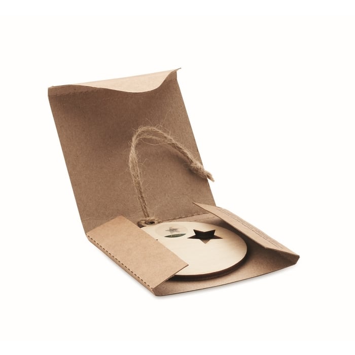 Bolversiering met spar zaden sample