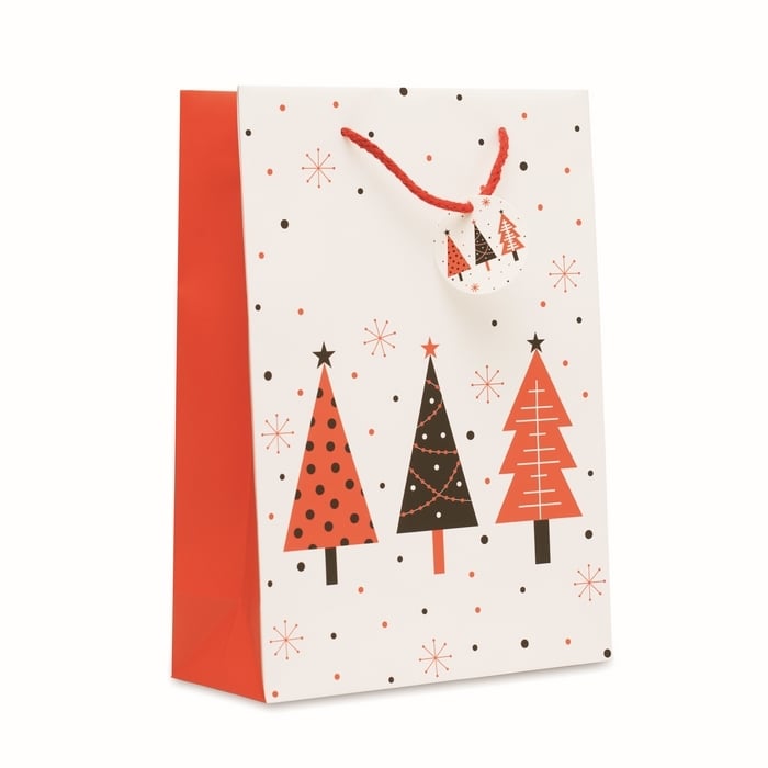 Papieren geschenkzakje (L) bedrukken