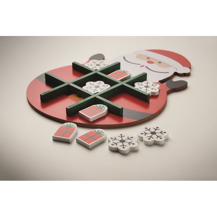 Kerstmis houten tic tac toe 6125
