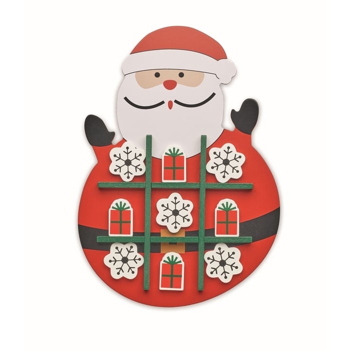 Kerstmis houten tic tac toe 6126