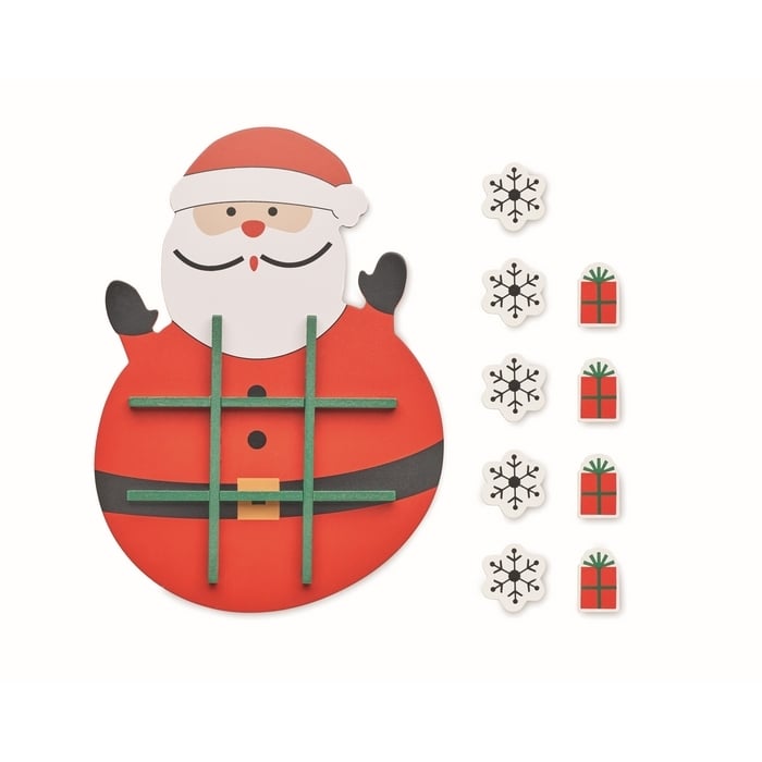 Kerstmis houten tic tac toe 6127