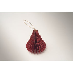 Kerstboomhanger van papier groen 1 kleur 6116