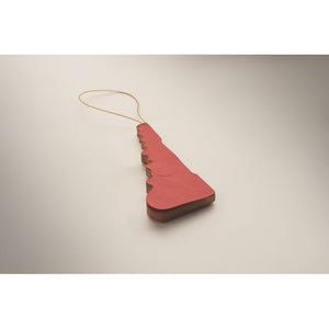 Kerstboomhanger van papier beige 1 kleur 6115