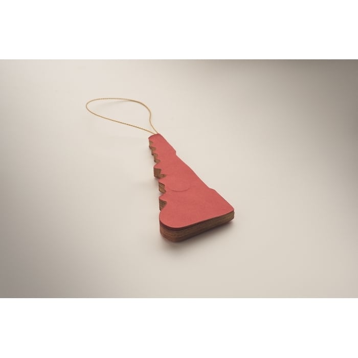Kerstboomhanger van papier beige 1 kleur 6115
