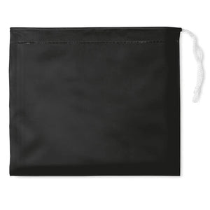 Poncho zwart onbedrukt 9546