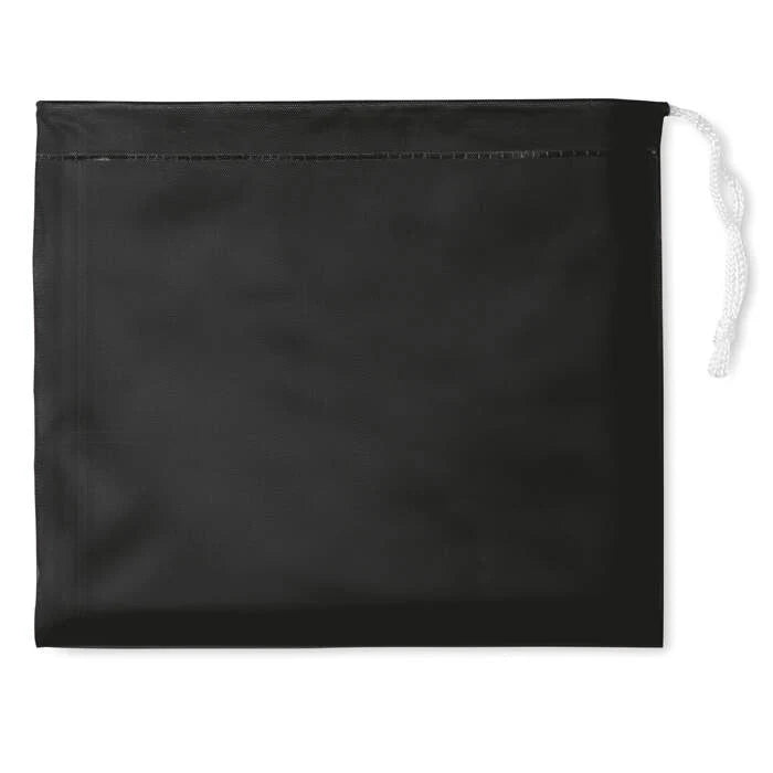 Poncho zwart onbedrukt 9546