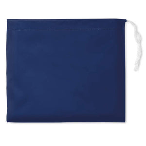 Poncho blauw 1 kleur zd 9522