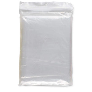 Opvouwbare regenponcho blauw onbedrukt 8743