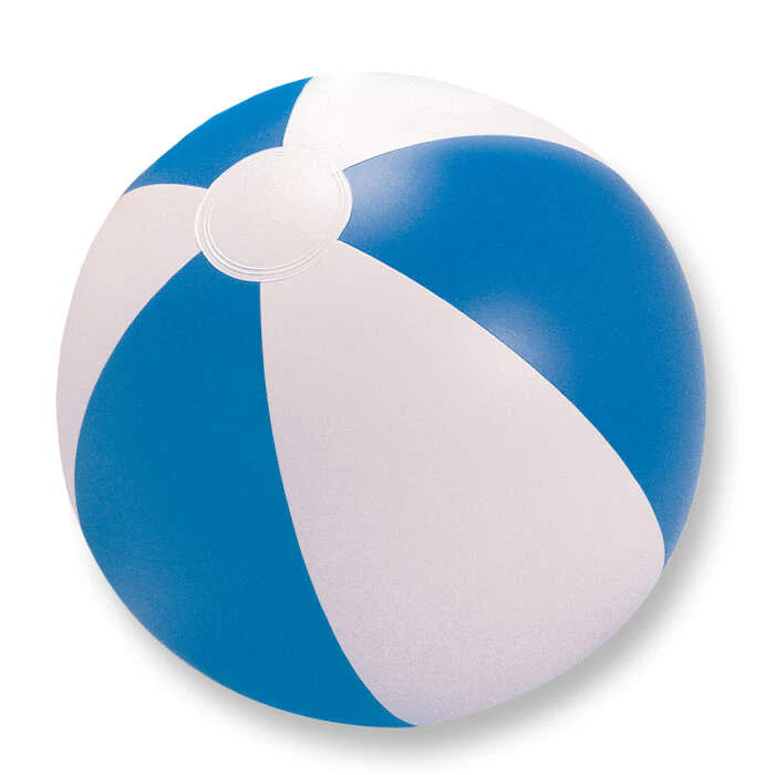 Strandbal blauw 1 kleur tr 12025
