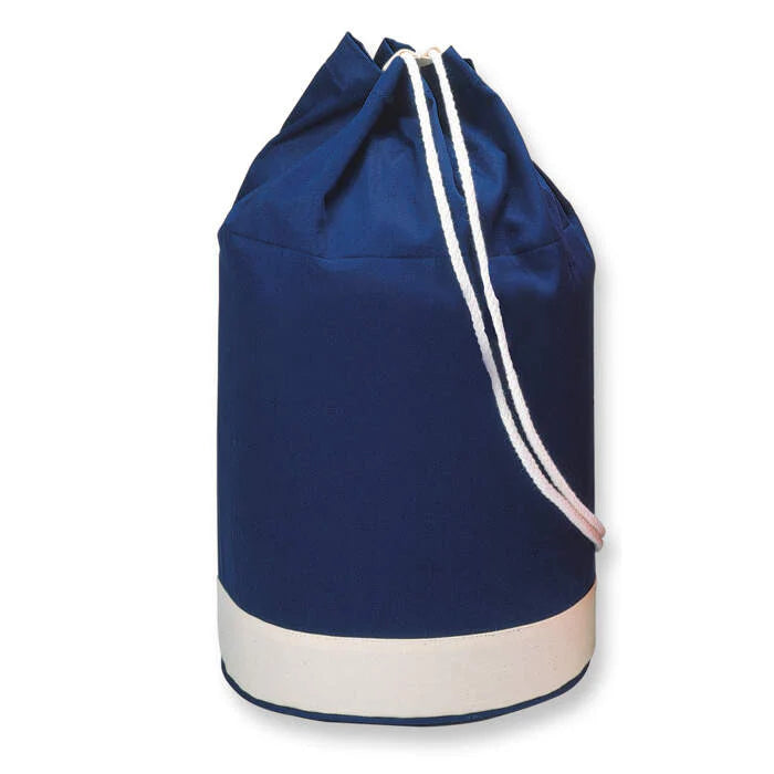 Katoenen strandtas in blauw of rood blauw 2 kleuren zd 5908