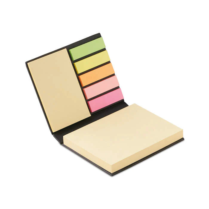 Set memoblokjes zwart Full colour 11085