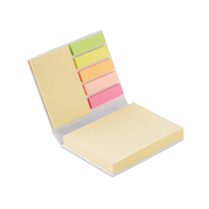Set memoblokjes zwart onbedrukt 11086