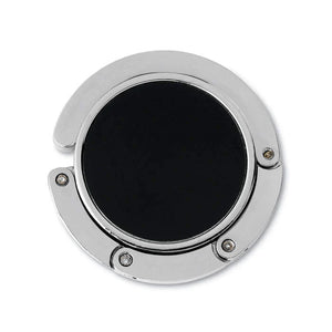 Handtashouder in zwart en zilver zwart Doming 5044