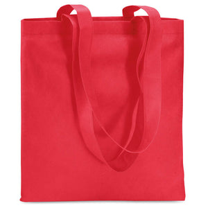 Non-woven boodschappentas rood 1 kleur zd 8250