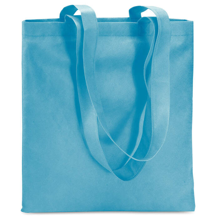 Non-woven boodschappentas zwart 1 kleur tr 8253