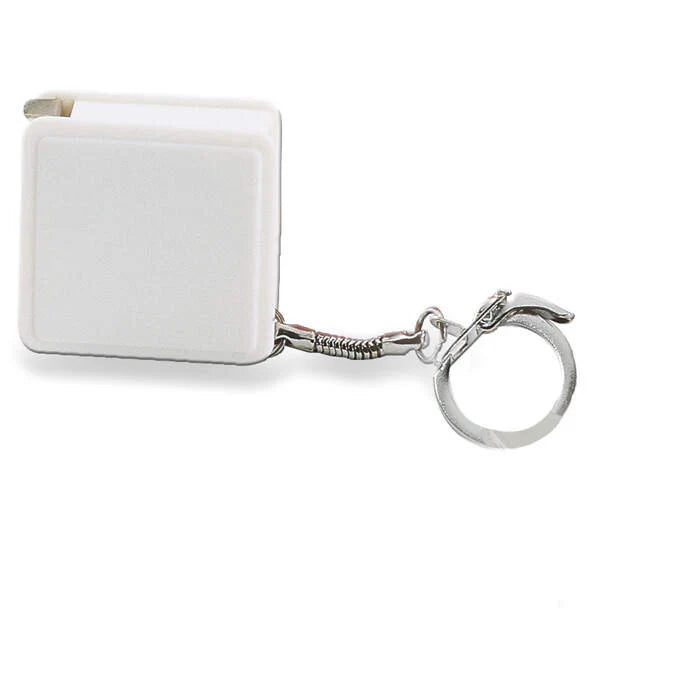 Sleutelhanger/rolbandmaat 1 m blauw Full colour 11590