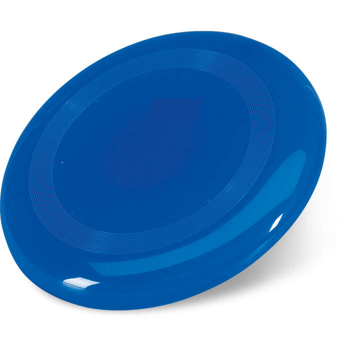 Frisbee 23 cm blauw onbedrukt 4131