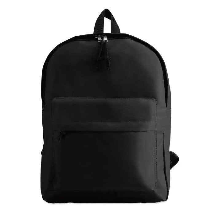 Rugzak zwart 1 kleur tr 10542