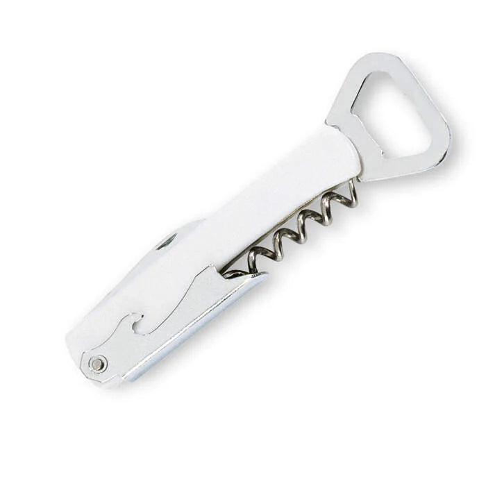 Kelnersmes/kurkentrekker in wit en zwart zwart 2 kleuren tp 6008