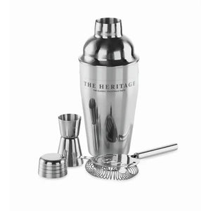Chroomkleurige cocktailset FIZZ  4