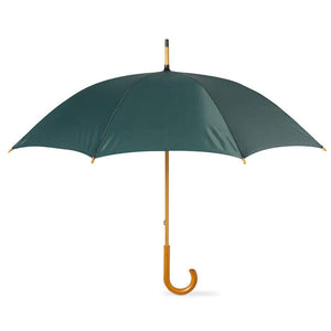 Paraplu met houten handvat zwart 2 kleuren zd 9109
