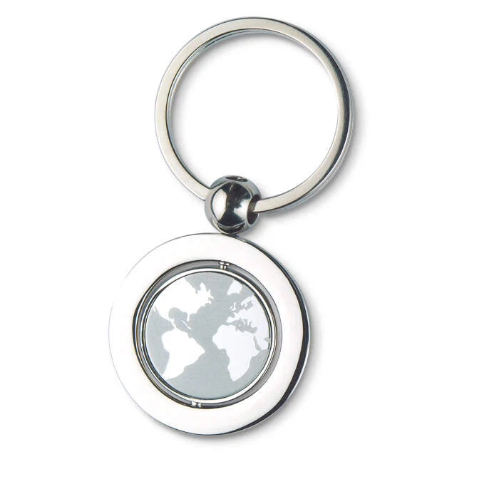 Metalen sleutelhanger  met eigen logo
