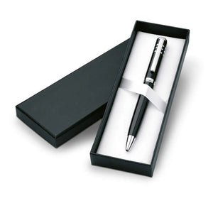 Balpen in geschenkverpakking in zwart of zilver zwart 2 kleuren tp 1094