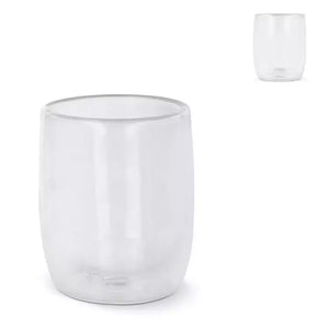 Dubbelwandig koffieglas Marian 230 ml bedrukken