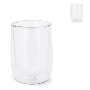 Dubbelwandig koffieglas Marian 320 ml bedrukken