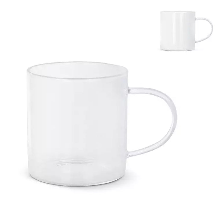Koffieglas met handvat Vardez 300 ml bedrukken