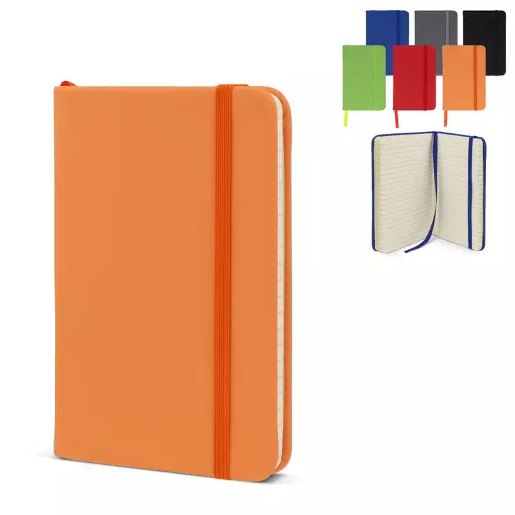 Notebook R-PET/PU GRS A6 bedrukken