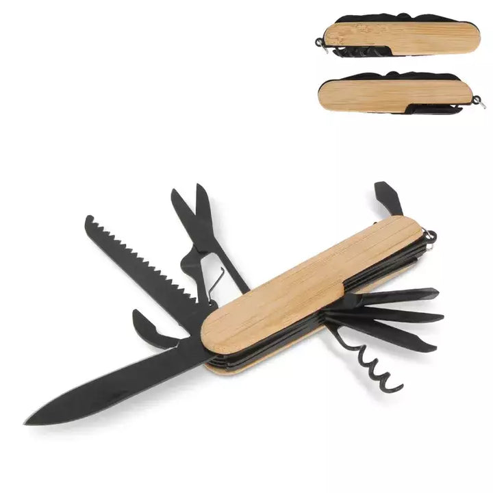 Multitool bamboe 9 functies sample