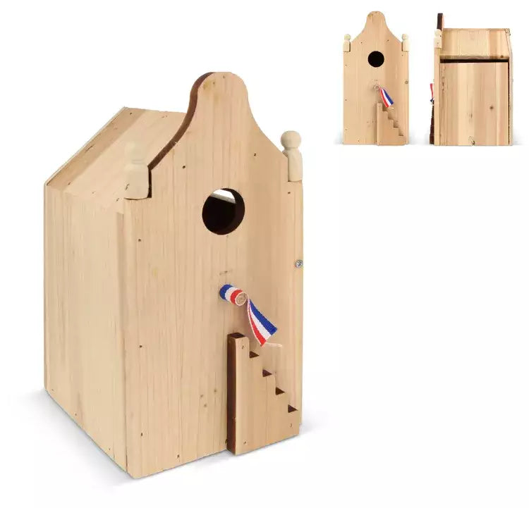 Houten Vogelhuisje FSC bedrukken