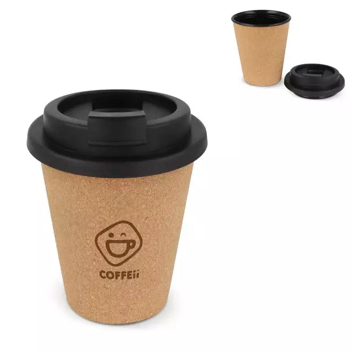 R-PP Kurk koffiebeker 350 ml bedrukken