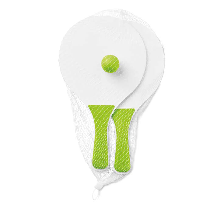 Stand tennisset zwart onbedrukt 11903