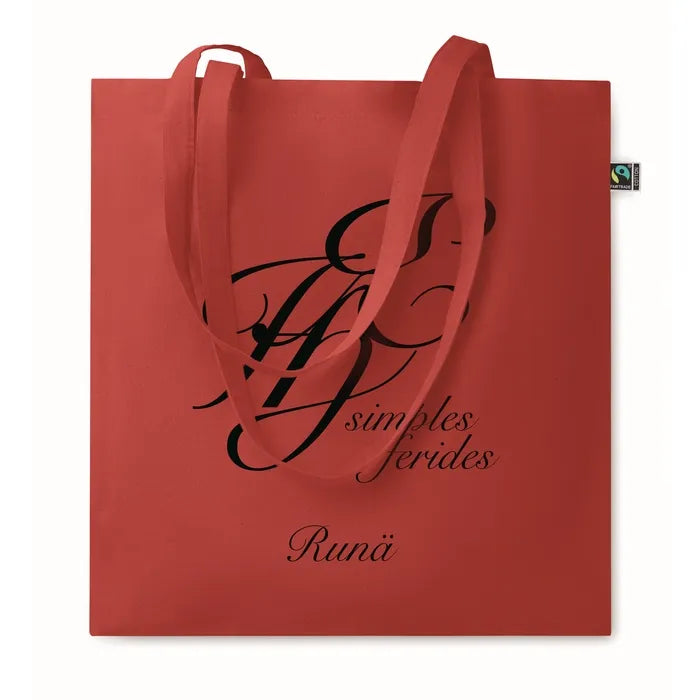Fairtrade boodschappentas OSOLE COLOUR  1met logo