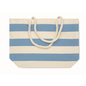 Katoenen strandtas HEAVEN STRIPE  1met opdruk