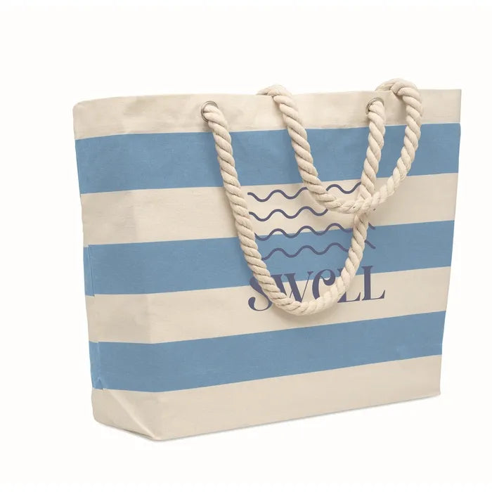 Katoenen strandtas HEAVEN STRIPE  12