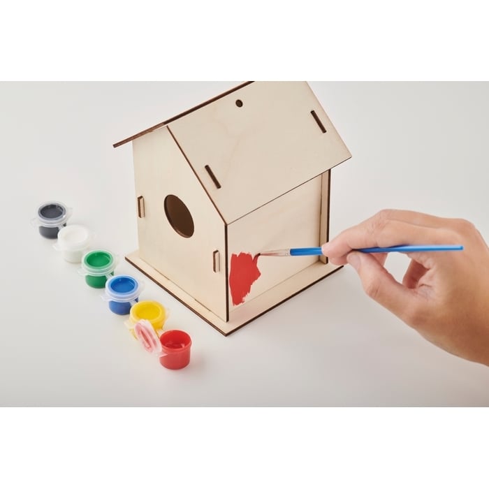 DIY houten vogelhuisje bedrukken