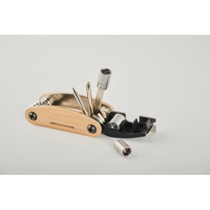 Zakformaat bamboe multi-tool sample