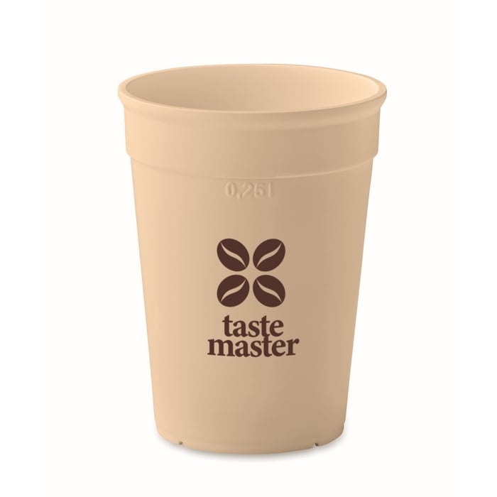 Gerecycled PP beker 300ml 4295