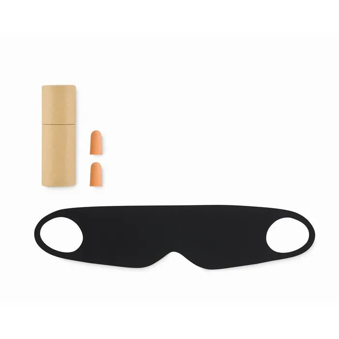 Reisset in kartonnen koker MASKSET  met opdruk